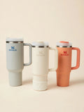 Stanley tumblers set of 3 - gray, cream, coral